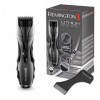 Remington Tondeuse Barbe [Guide pour dessiner la barbe] Beard Barba Ergonomique, Lames Céramique, Sabot Ajustable 1,5-18mm,L