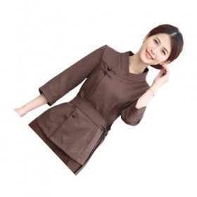 minkissy 1 Ensemble Femmes Pantalon Costume Travail Combinaison Pour Femmes Ongles Manucure Kit Coiffure Tablier Spa Salon Co