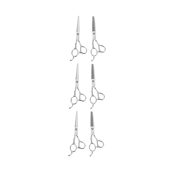 minkissy 4 Pièces Ciseaux Pour Gauchers Ciseaux De Coiffure Coupe De Cheveux Ciseaux Gaucher Ciseaux De Cheveux Ensemble De S