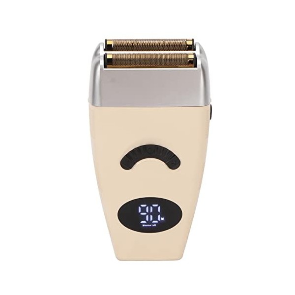 Natudeco Beard Prosper Ciseaux électriques Hubbing Homme Coupe du visage LED Flexible Étanche Usb Rechargeable Démontage Mode