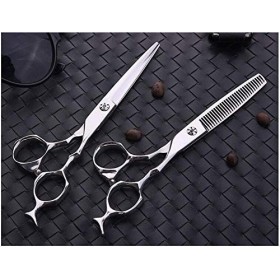 Professionnel Ciseaux de coiffeur Ciseaux de coiffure Set Japan Steel 440C cheveux coupe ciseaux à effiler salon de coiffure/
