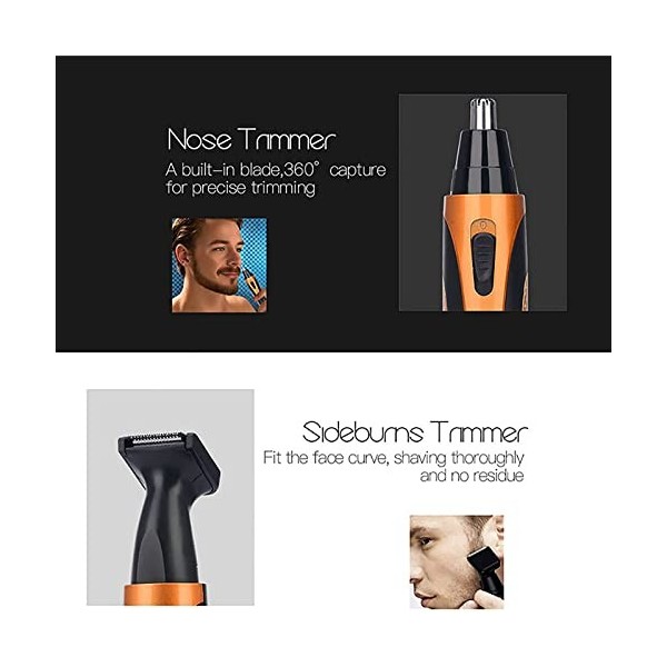 Nose Hair Trimmer For Ears Finisher Men Femme - Rasoir à Nez Électrique Homme Femme, Tondeuse Nez Oreilles Epilateur, Tondeus