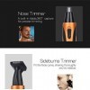 Nose Hair Trimmer For Ears Finisher Men Femme - Rasoir à Nez Électrique Homme Femme, Tondeuse Nez Oreilles Epilateur, Tondeus