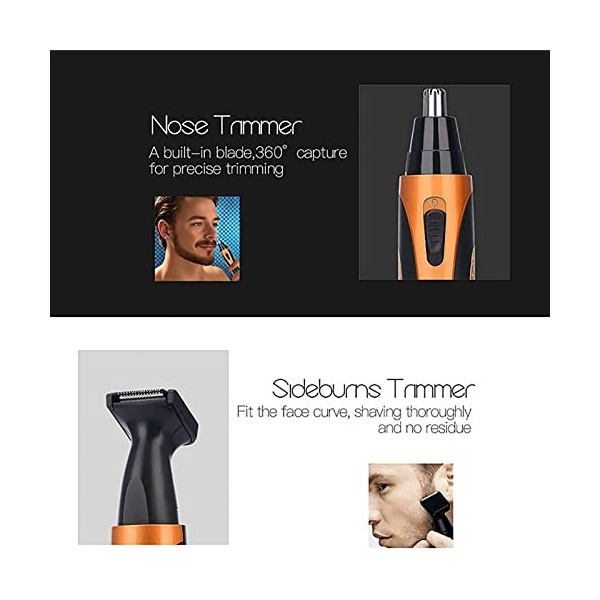 Nose Hair Trimmer For Ears Finisher Men Femme - Tondeuse Nez Oreilles Epilateur, Rasoir à Nez Électrique Homme Femme, Tondeus