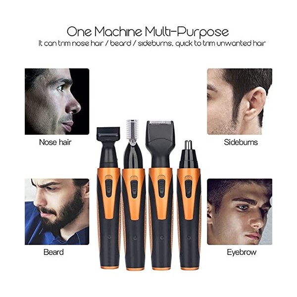 Nose Hair Trimmer For Ears Finisher Men Femme - Tondeuse à Barbe Nez Sourcils, Rasoir à Nez Électrique Homme Femme, Tondeuse 