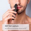 Tondeuse à Barbe Nez Sourcils - Tondeuse Nez Oreilles Epilateur, Tondeuse Précision Étanche Rasoir Nez, Électrique Nez Epilat