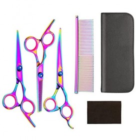 Ciseaux Coiffure/Ciseaux Cheveux Kits de coupe de cheveux Ensembles Salon Cisaillement Coiffeur Professionnel Sharp Hair Coup