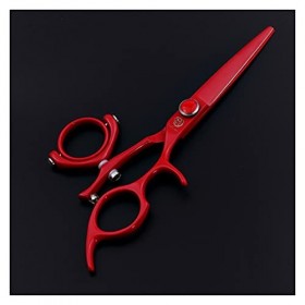 Ciseaux pour coupe de cheveux Ciseaux volants violets de 5,5 pouces Ciseaux à pouce rotatifs, ciseaux à cheveux rotatifs, cis