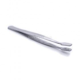 VANGLI Tweezers Eyebrow tweezers Stainless steel flat head rose black tweezers hair removal face professional eye beauty tool