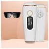 huanzhi Epilateur Laser Professionnel, éPilation Laser Epilateur Femme Petit Et Portable Epilateur Laser, Peut êTre Utilisé s