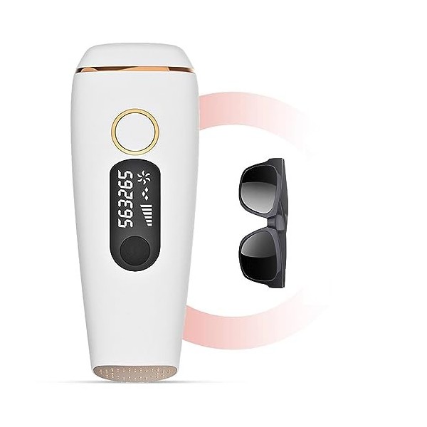 huanzhi éPilateur LumièRe PulséE, 5e Intensité Lumineuse Epilation Definitive Petit Et Portable éPilation Femme, Peut êTre Ut