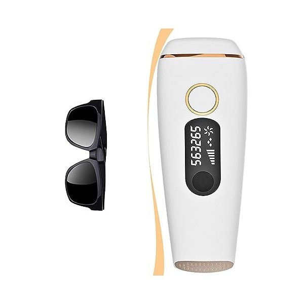 huanzhi éPilation Portable Ipl, 5e Intensité Lumineuse éPilation Visage Petit Et Portable Epilateur Femme, Peut êTre Utilisé 