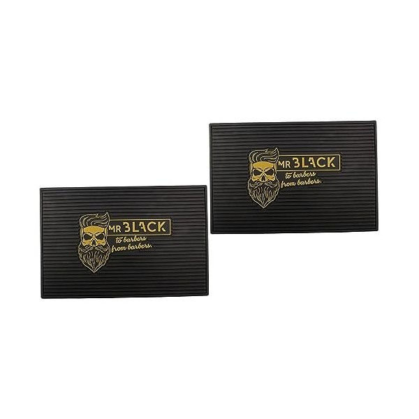 3 Pièces Tapis Antidérapant Tapis De Bureau Pour Bureau Tapis De Table De Coiffure Tapis De Tondeuse À Cheveux Tapis DÉvier 