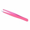 VANGLI Tweezers 1 x Professional Stainless Steel Slant Tip Hair Removal Eyebrow Tweezer Makeup Tool 4Colors Color : Red 