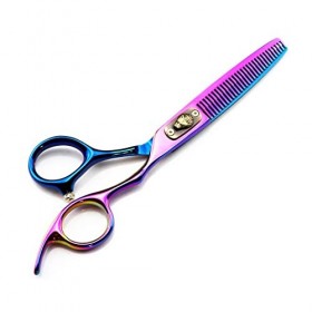 ciseaux de coiffeur Ciseaux De Coupe De Cheveux, 6 Pouces Professionnel Japon 440c Ciseaux En Acier Coupe De Loup Ciseaux De 