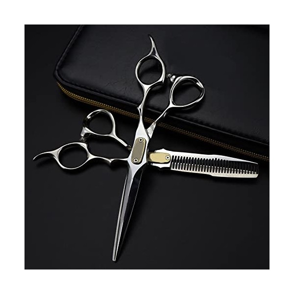 ciseaux de coiffeur Ciseaux De Coupe De Cheveux, 6,5 Pouces Professionnel Japon 440c Acier Haut De Gamme Argent Ciseaux De Ch