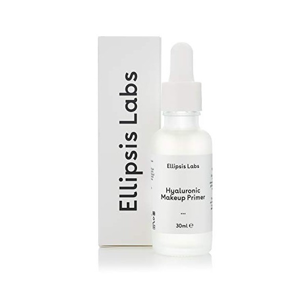 Primer maquillage hyaluronique dEllipsis Labs. Contient de lacide hyaluronique et de la vitamine C pour retenir lhydratati