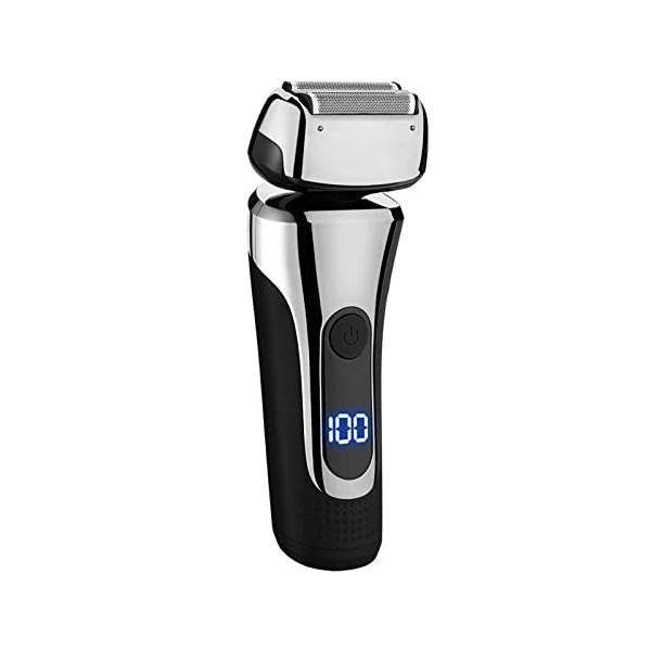 zlnSoft Rasoir Rotatif sans Fil de Rasoir électrique 3D Rechargeable avec USB Chargement de Rasoir for Hommes Beard Tondeuse 