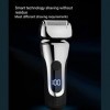 zlnSoft Rasoir Rotatif sans Fil de Rasoir électrique 3D Rechargeable avec USB Chargement de Rasoir for Hommes Beard Tondeuse 