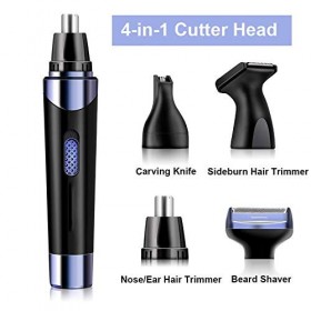 Tondeuse Précision étanche Rasoir Nez - Tondeuse Nez Oreilles Tondeuse, Rasoir à Nez Électrique Homme Femme, Tondeuse Du Nez 