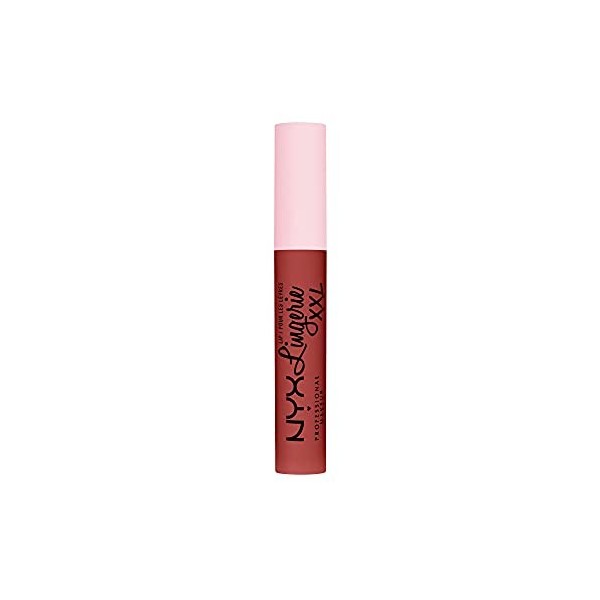 NYX Professional Makeup Rouge à Lèvres Liquide Mat Lip Lingerie XXL, Longue Tenue, Formule Vegan, Sans transfert, Teinte : Wa