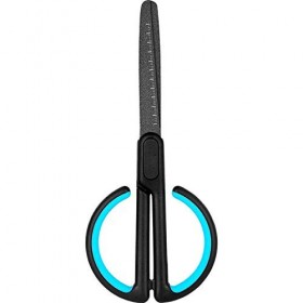 Ciseaux artisanaux avec échelle, ciseaux fixes for étudiants de bureau, ciseaux de bricolage for la maison, 1 pièce