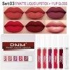 Matte Lip Gloss Set de Maquillage Rouge à Lèvre Liquide Imperméable Professionnel Brillant rouge a levre mat longue tenue - 5