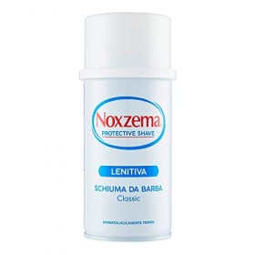 Noxzema Lot de 12 mousses à raser en mousse blanche classique au menthol 300 ml + polpa Italian Gourmet 400 g