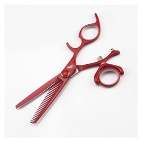 Ciseaux de barbier de 15,2 cm, ensemble de ciseaux de coiffure, doubles poignées rotatives, ciseaux volants, ciseaux de coupe