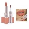 2 en1 Rouge à Lèvres Liquide Mat Tenue Waterproof Liquid Lipstick Matte Pour Les Lèvres Longue Durée Pour Femmes Filles 011R