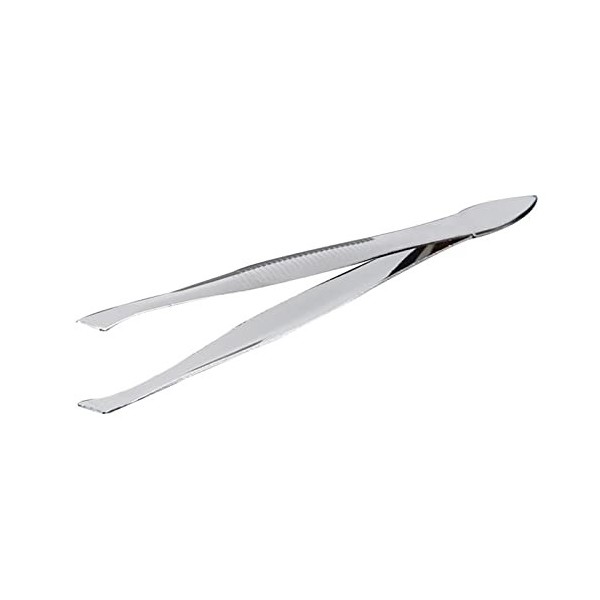 VANGLI Tweezers Eyebrow tweezers Professional eyebrow removal tweezers Oblique tool Stainless steel convenient small rust fre