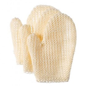 XENITE Brosses for Le Bain et Le Corps ， Gants de Bain exfoliants Brossez Les Doigts Serviette de Bain Gant de Gommage Gants 
