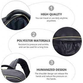 STAHAD 1 Pc Sac à De Coiffeur Sac à De Barbier Portable Trousse De Maquillage Insert Organisateur De Sac à Outil Multifonctio