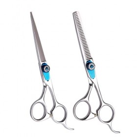 Ciseaux de coupe de cheveux, 15,2 cm en acier inoxydable japonais à 30 dents, pour salon de coiffure professionnel