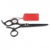 Ciseaux de coupe de cheveux, 6"Ciseaux de cheveux Outils de salon de coiffure Ciseaux de barbier Poignée rotative Ciseaux de 