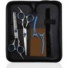 Ciseaux de coiffeur Ensemble de ciseaux de coupe de cheveux professionnels 6 pièces Kit de ciseaux de coiffure