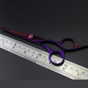 Ciseaux De Coiffeur, Ciseaux De Coiffure Professionnels Ciseaux Amincissants Ensemble De Ciseaux De Coiffure 6 Pouces, Violet