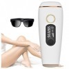 huanzhi Epilateur Lumiere Pulsee, Induction Intelligente éPilateurs Doux Et Indolore Appareil Epilation, pour Femme Et Homme,