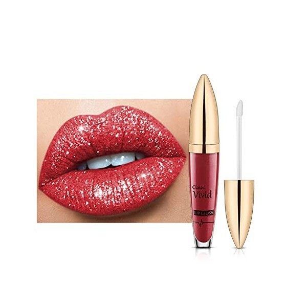 LICHENGTAI Encre à LèVres Liquide Mate, Rouge à LèVres Liquide Mat Longue Tenue Lipstick Matte, Mat Rouge à LèVres Nude Longu