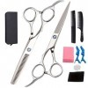 Ciseaux de coiffure pour gauchers 6,0", ciseaux de barbier tranchants, kit doutils de coupe de cheveux, coupe et coupe de ch