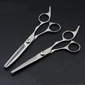 Ciseaux de barbier Ciseaux de coiffure professionnels 6 pouces Ciseaux de barbier amincissants de coiffure Ensemble de ciseau