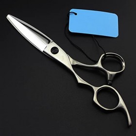Ciseaux de coupe de cheveux, 6 pouces main gauche 440c ciseaux à cheveux mats coupe de cheveux cisailles à effiler coupe cise