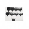 RobertDTesta 1X Rasoir T-Blade + 8X Clipper Peigne 1- 8,1/8"-1", Remplacement 3-25mm for Wahl 9885L 9886 9888 9888L 9893 965