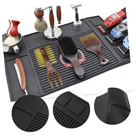 ADOCARN Tampon À Outils De Coiffure Outils Spécialisés Tondeuses À Cheveux Outil Magnétique Tapis De Station Antidérapant Tap