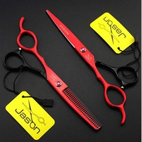 Coiffeur professionnel gaucher, ciseaux de coupe de cheveux pour main gauche - pour coiffeur gaucher - 6,0 pouces
