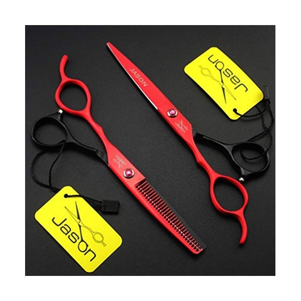 Coiffeur professionnel gaucher, ciseaux de coupe de cheveux pour main gauche - pour coiffeur gaucher - 6,0 pouces