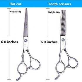 MKYOKO Ciseaux de Coupe de Cheveux de Coiffeur, Ciseaux de Coupe de Cheveux Professionnels pour gauchers - 6,0 Pouces - Convi