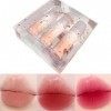 PULUN Lot de 3 rouges à lèvres imperméables en velours mat coréen mat pour maquillage des lèvres