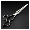 Ciseaux de coiffure professionnels japonais 440c, 6 pouces, coupe creuse, pour Salon de coiffure, amincissement, barbier, cis