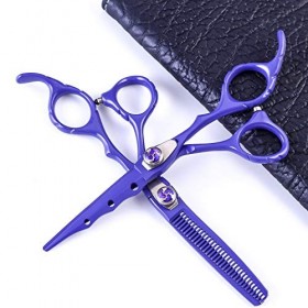 Ciseaux de coiffure de 15,2 cm, ciseaux de coiffeur pour couper et couper les cheveux amincissants Ensemble de ciseaux à chev